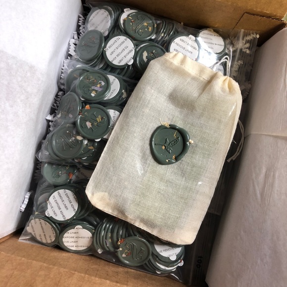 hollytamardesigns Other - BUNDLE of 50 WAX SEALS W/ADHESIVE BACKING